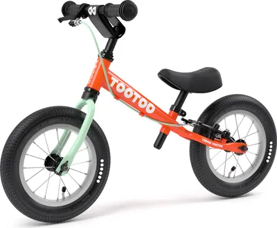 Produktbild von Yedoo TooToo - Laufrad für Kinder ab 1,5 Jahre, mit Luftreifen 12/12, Bremse und verstellbarem Lenker,  Orange