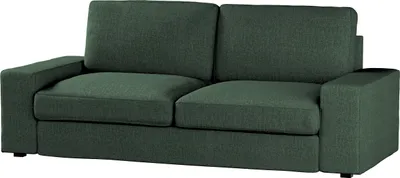 Produktbild von Dekoria Bezug für Kivik 3-Sitzer Sofa, dunkelgrün, Bezug für Sofa Kivik 3-Sitzer