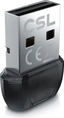 Immagine prodotto di Aplic BT USB Stick Nano, BT5.3 Adattatore / Dongle, ricevitore e trasmettitore Adattatore Bluetooth da USB a USB tipo A, Plug&Play, riconnnessione automatica, fino a 20 m, fino a 7 dispositivi, 3 Mbit/s