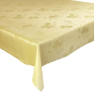 Obrázek produktu pro Velikonoční ubrus se skvrnám odolnou úpravou, žlutý, s motivem velikonočních vajíček, 110 x 220 cm