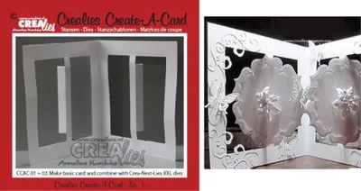 Produktbild von Crealies Create A Card no. 1 Stanzschablone für Karte