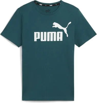 Produktbild von Puma Ess Logo Kurzarm-t-shirt Grün 4-5 Years Jungen Grün 4-5 Years