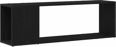 Obrázok produktu pre Sada TV skríň vidaXL, čierna, 100 x 24 x 63 cm, drevotrieska