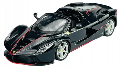 Produktbild von Bburago Ferrari LaFerrari Aperta Metallmodell 1:24 Schwarz