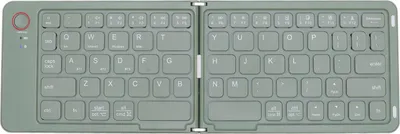 Obrázok produktu pre Skladacia klávesnica Bluetooth 67 klávesov Nabíjateľná magnetická tenká univerzálna prenosná bezdrôtová klávesnica pre telefón Tablet Laptop zelená