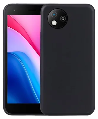 Image de Coque de protection en silicone et TPU pour ZTE Blade A35 Lite, souple et fine, noire