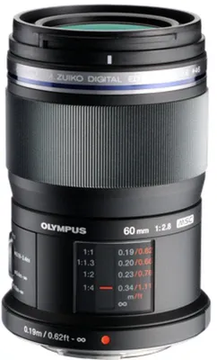 Imagen del producto de Sistema Olympus OM, objetivo M.Zuiko 60mm F2.8 Macro ()