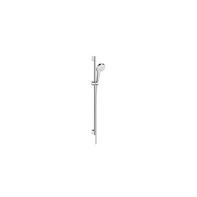 Produktbild von hansgrohe Croma Select S Vario/Unica Brausenset Unica"Crometta 900mm weiß/chrom, 1 Stk.