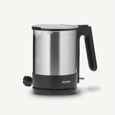 Image de Severin WK 3409 bouilloire 1,7 L 2200 W Noir, Acier inoxydable