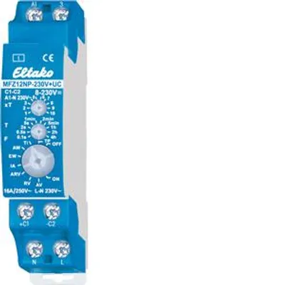 Produktbild von Eltako Multifunktions-Zeitrelais 18 Funktionen MFZ12PMD-UC