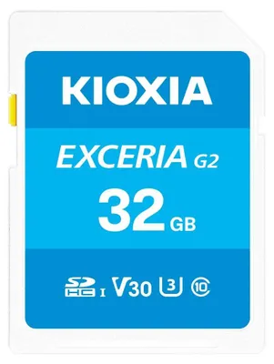 Zdjęcie produktu dla Kioxia LNEX2L032GG4, 32 GB, MicroSDHC, Klasa 10, UHS-I, 100 MB/s, 50 MB/s