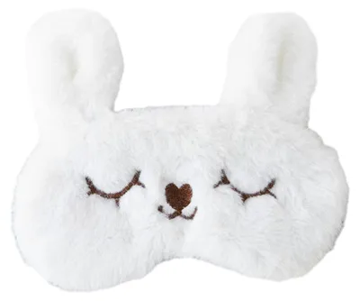Produktbild von Niedliche Plüsch-Schlafmaske für Kinder, Schlafmaske für Mädchen, Schlafmaske für Kinder auf Reisen und zum Mittagsschlaf, Schlafmaske