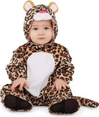 Produktbild von Leoparden-Kostüm für Babys Faschingskostüm braun-weiss