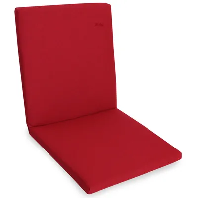 Produktbild von Herlag Sunny Niedriglehner-Auflage 103x50x4 cm – wetterfest, wasserfest & UV-beständig – waschbarer Bezug mit Reißverschluss – Rot