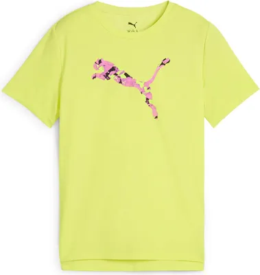 Produktbild von PUMA TAD Ess Cat Logo Graphic Tee lemon 164