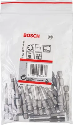 Produktbild von Schrauberbit Extra-Hart T15, 49 mm, 25er-Pack