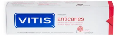 Produktbild von Vitis Zahnpasta gegen Karies (75 ml)