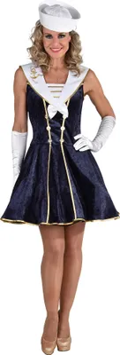 Produktbild von Seemann/Marine Dame Sheila Kostüm (Kleid) S