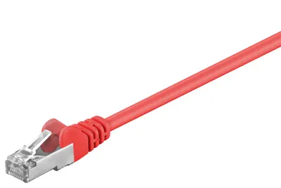 Obrázek produktu pro Goobay 68032, 1 m, Cat5e, SF/UTP (S-FTP), RJ-45, RJ-45, Červená