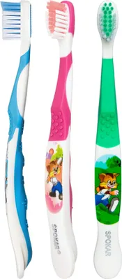 Produktbild von SPOKAR T Kinderzahnbürste 3434 soft 5-8 Jahre