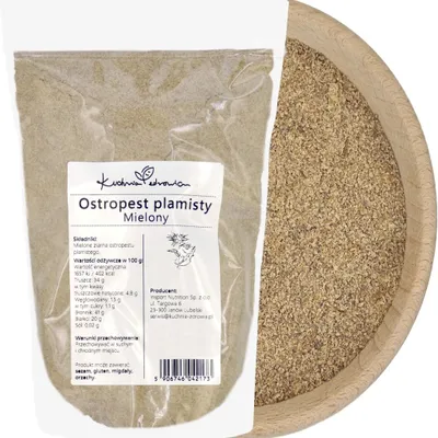 Produktbild von Mariendistel Gemahlen 1 kg Ballaststoffreich Samen Pulver Küche