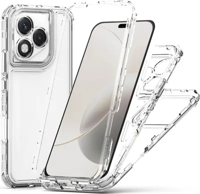 Produktbild von Transparente Handyhülle für Honor 400 Lite Stoßfeste TPU und PC Hybrid Klar Hülle