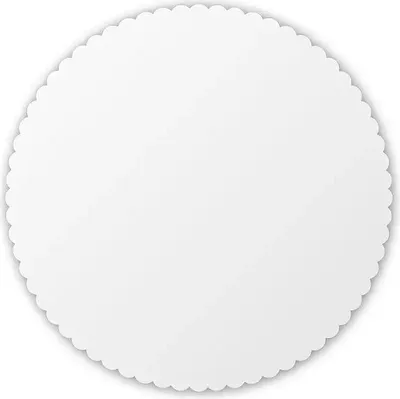Immagine prodotto di Tappetini per torte in cartone bianco, 18 cm, 100 pezzi.