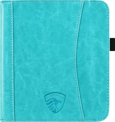 Image de Dutch Shield - Luxe strap Case Housse pour Kobo Libra 2 Ebook - Housse à rabat Ereader Housse de protection Turquoise