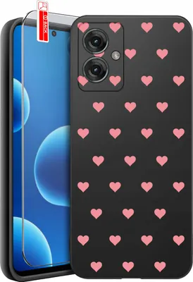 Immagine prodotto di ETUI do Motorola Moto G55 5G WZORY| WALENTYNKOWE SERCE | CASE + SZKŁO