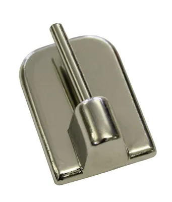 Produktbild von Gardinia Klebehaken chrom, Höhe 11 mm
