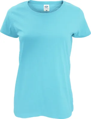 Produktbild von Fruit Of The Loom Damen Lady-Fit T-Shirt, kurzärmlig RW4724 (2XL) (Himmelblau)