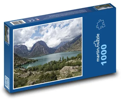 Produktbild von Puzzle 1000 Bergnatur Tadschikistans - martinpuzzle