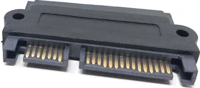 Produktbild von System-S SATA 22 Pin auf 7 Pin + 15-Pin-Stecker SATA Hard Disk Drive Raid Adapter Konverter