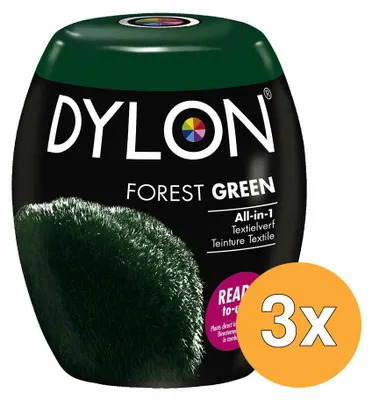Productafbeelding van 3x Dylon Pod Forestgreen (350 gr)
