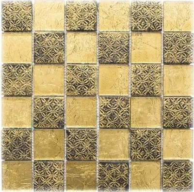 Produktbild von Glasmosaik XCM 8OP7 30x30 cm gold