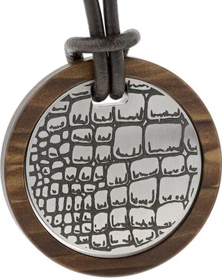 Produktbild von AnhängerBand - Edelstahl Holz Leder - braun