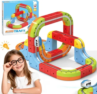 Produktbild von Electric Train Set   Zugstrecken-Set   Geschenk   ab 3 Jahren