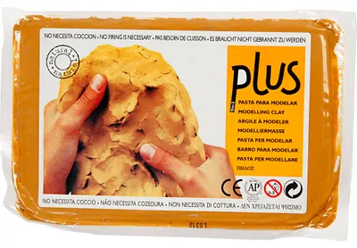 Image de Argile autodurcissante, couleur curry, 1000 g