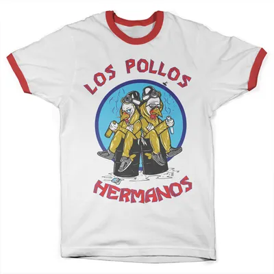 Produktbild von Walter & Jesse Hermanos Ringer Tee - X-Large - WhiteRed