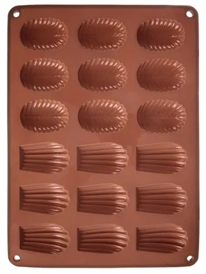 Produktbild von Silikon-Backform für Madeleines und Pralinen, 34 x 25 cm
