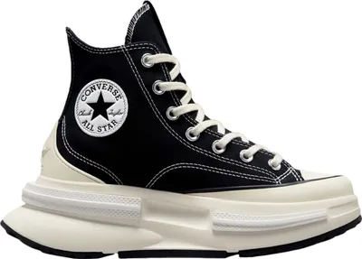 Produktbild von Converse Run Star Legacy CX Uni Schnürung Segeltuch Plattform Turnschuhe In Schwarz Weiß – 4,5 Großbritannien – 37,5 EU – 5M/6,5F US / Schwarz-Weiss