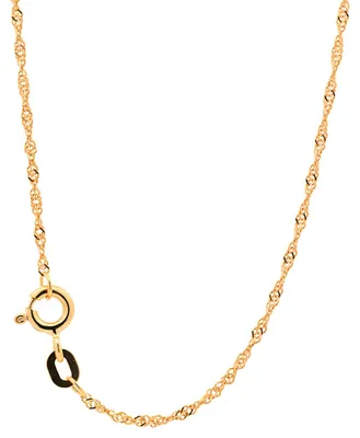Produktbild von Goldkette Singapurkette Länge 38cm - Breite 1,2mm - 585-14 Karat Gold