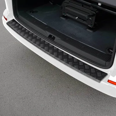 Zdjęcie produktu dla 2015-2024 VW T6 T6.1 Transporter osłona zderzaka dwuskrzydłowego aluminiowa czarna