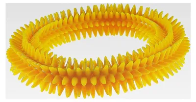 Produktbild von Igelring Massagering Reflexzonenmassage Selbstmassage 16 cm GELB