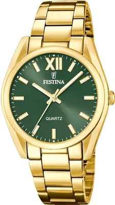 Produktbild von Festina Damen Uhr Casual Edelstahl Armbanduhr gold UF20640/4