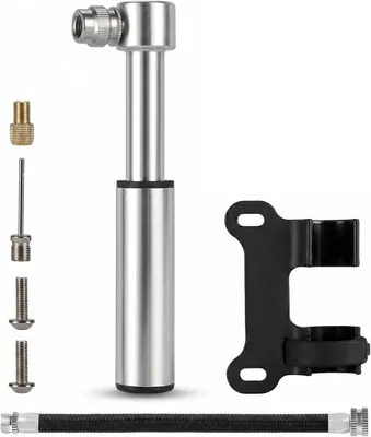 Obrázek produktu pro Mini pumpa, 120 PSI - hliníková konstrukce, držák na rám kola