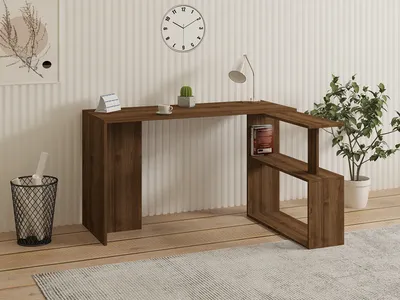 Produktbild von Skye Decor, Cayko- Cayko PUQ, Nussbaumfarbe, Couchtische, 73,8x130x50 cm, 100% Melaminbeschichtete Partikelplatte
