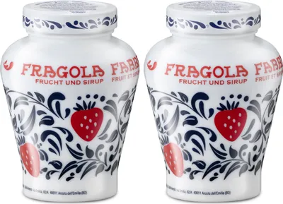 Produktbild von Food-United ERDBEEREN FABBRI 1905 4x600g Opaline - Fragola aus Italien eingelegt und halb-kandiert in Sirup - ohne Aroma- Farb- & Konservierungsmittel, für Erdbeer-Eisbecher-oder für Erbeeren-Sorbets-Cocktails-Desserts-Pavlova, GVO-Frei Glutenfrei