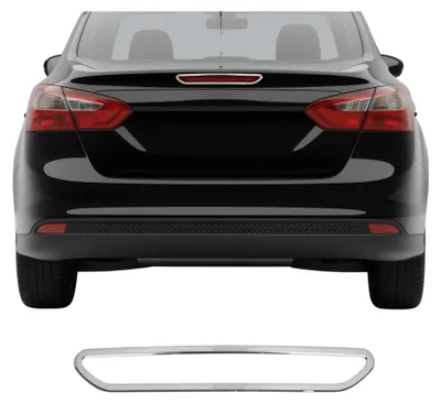 Image de Cadre de Feu Stop Arrière pour Ford Focus 2010-2018 acier inox, Image générée par une IA
