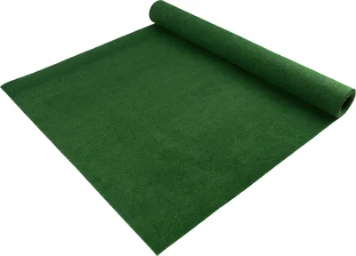 Produktbild von Primaflor Rasenteppich GARDEN B1 Dunkelgrün 4,00m x 3,00m - Meterware - Schwer Entflammbarer Bodenbelag für Innenbereiche, Messen und Events